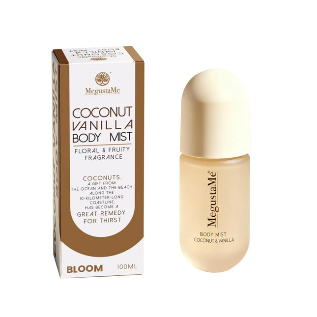 Coconut Vanilla Body Spray | Paraben-Free & Phthalate-Free | Long-Lasting Fresh Fragrance | coconut body spray 
