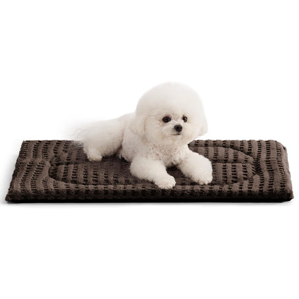 Cama lavable para perro mediano, tapete para jaula, 36x23 in. Almohadilla para perrera