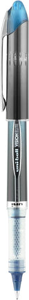uniball Vision Elite Rollerball Pen, Micro Point (0.5mm), Blue BLX Ink, 6 Pens