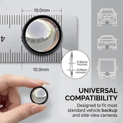 2-Pack Car Backup Camera Lens Protector, Ultra Clear Protective Film for Rear View Camera, Waterproof Anti-Fog Scratch Resistant Cover, Easy Stick Installation for Car Reversing Camera