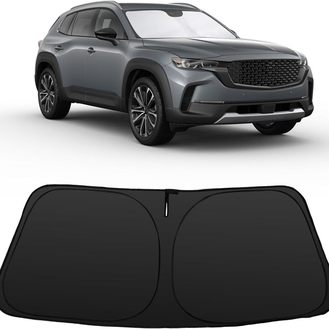 Windshield Sun Shade Accessories Compatible with 2023 2024 2025 2026 25 24 23 CX-50 CX50 for Mazda Foldable Sunshade