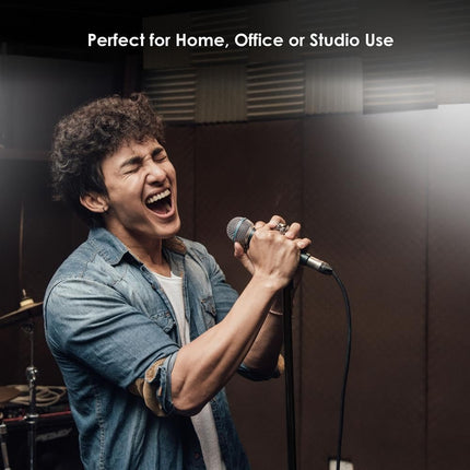 Pyle Adjustable Microphone Stand - Universal Mic Stand with Compact Heavy Base, Floor Standing Design, Height Adjustable, Pivot Angle Clip for Singing & Recording (2.8’ - 5’ ft., 9.8” Base Diameter)