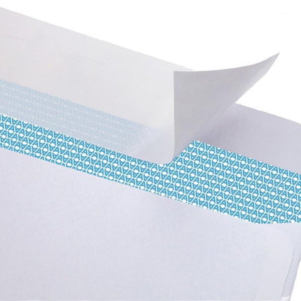 Aimoh #10 Security Self Seal Envelopes – 100 Qty |No Window, EnveGuard, 4⅛ x 9½", White, 24 LB, 100 Count (34100)