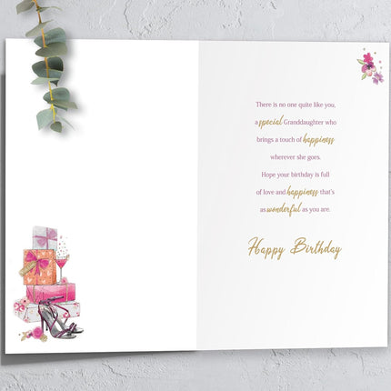 Granddaughter Birthday Card, Happy Birthday Card Gifts for Granddaughter, Birthday Gifts for Granddaughter