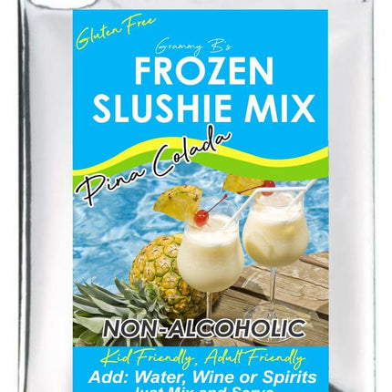 Frozen Slush Slushy Drink Cocktail Mix - Alcoholic Or Non-Alcoholic, Water, Juice, Soda, Wine, Vodka, Rum, Tequila (Pina Colada)