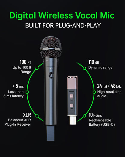 Handheld Compact Wireless Microphone System - photo 2