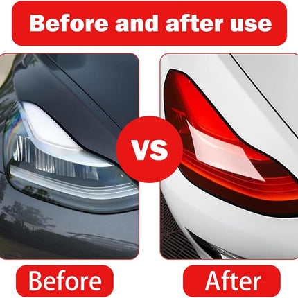 1 Pcs Car Light Tint Film 12 X 48inch,Cuttable&Str - image 3