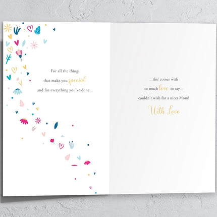 Mother's Day Card for Mom, Happy Mothers Day Card Gifts for Mom from Daughter