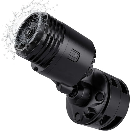 Aquarium Wave Maker 4W 750GPH Submersible Water Circulation Pump with Magnetic Base, Quiet Rotating Powerhead for 5-15