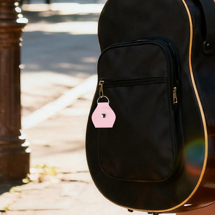 6PCS Guitar Pick Holder Keychain and 12PCS Guitar Picks Set