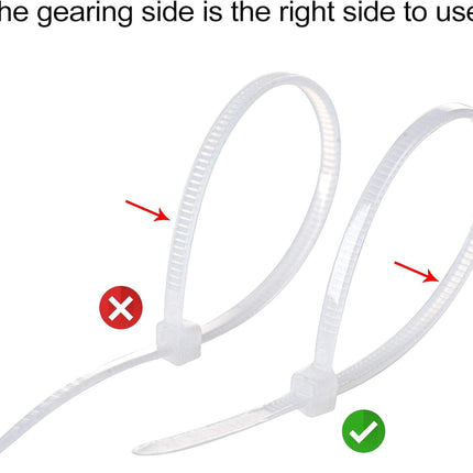 3/4" Strong Back-Glue Self Adhesive White Cable Zip Tie Mounts 100pcs with 8" Ties, Screws, Outdoor Sticky Wire Fasteners Cable Clips Management Anchors Organizer Holders Squares