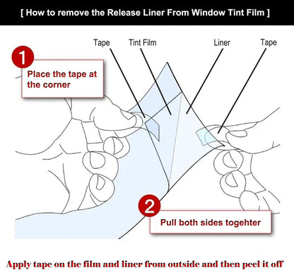Car Window Tint Film - 5% 20% 35% 50% VLT Options - photo 4