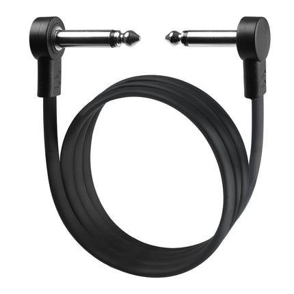 3FT Guitar Patch Cables, 1/4" TS Right Angle Effect Pedal Flat Cables