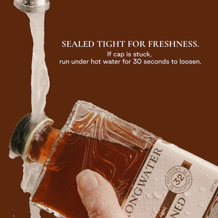 Old Fashioned Mix - Makes 32 Cocktails - Handcrafted Old Fashioned Syrup with Bitters, Orange, Cherry, Organic Demerara Sugar - Craft Cocktail Mixer, Just Mix with Bourbon,Whiskey - 1 Pack