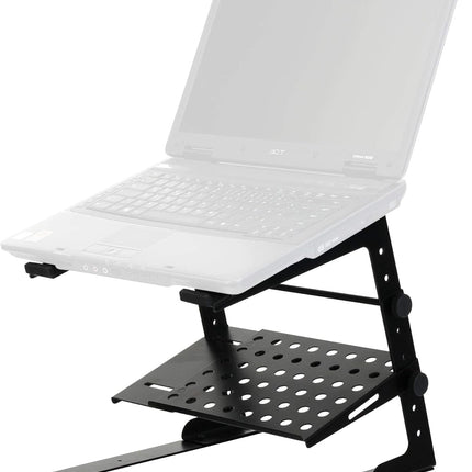 LK-LMS1 DJ Laptop L Stand With Interface Tray For DJ Flat Desktop