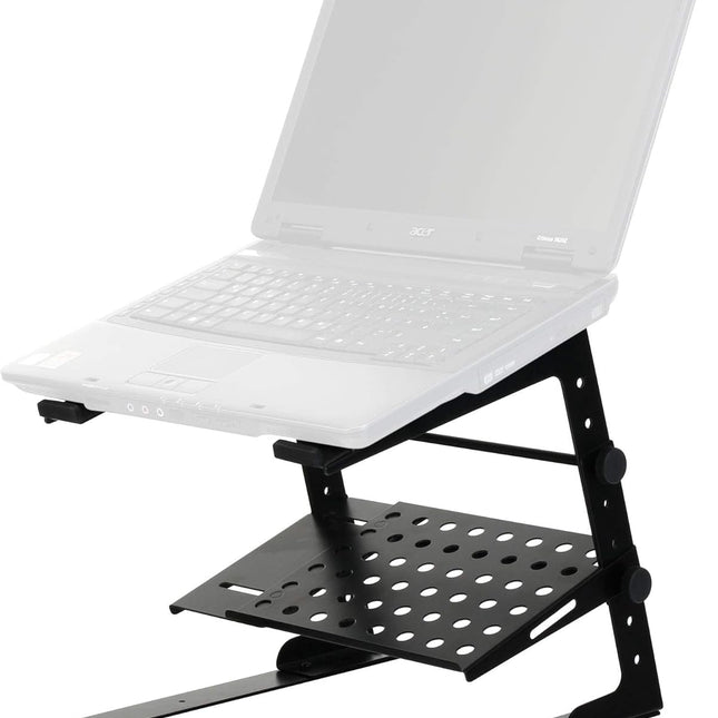 DJ Laptop L Stand With Interface Tray For DJ Flat Desktop