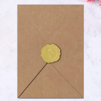 Mother’s Day Card for Godmother, Mothers Day Gift for Godmother, 5.3 x 8 inches, Luxury Kraft Envelope with Gold Seal Sticker