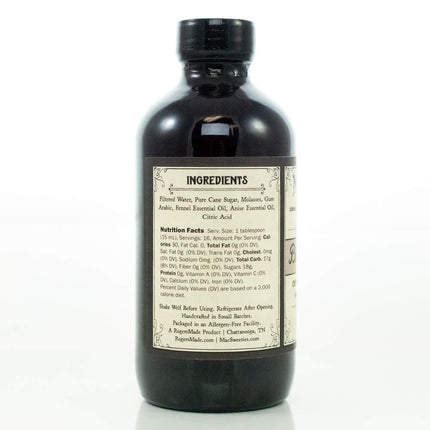 Cocktail Syrups & Bitters - Black Licorice Cocktail & Soda Syrup Flavor - Premium Cocktail Mix For a Sazerac - Simple Syrup for Cocktails - 8 Ounce Bottle