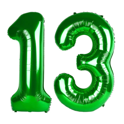Number Balloons 5 Balloon Blue Birthday Decorations for Men Party, 40 Inch