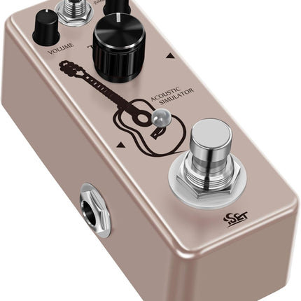 ISET Acoustic Simulator Guitar Effect Pedal For Electrical Guitar Bass True Bypass