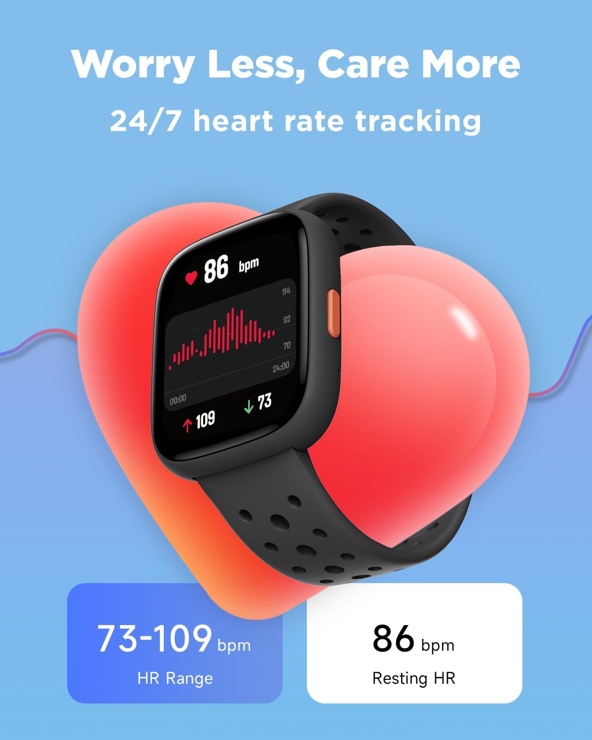 Smart Watch for Kids, 1.8" Fitness Tracker Watch Pedometer, Heart Rate, Sleep Monitor, IP68 Waterproof - photo 5