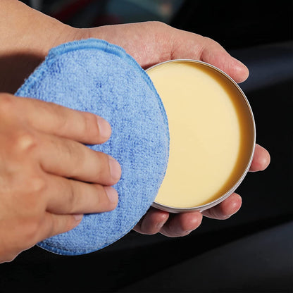 Microfiber Wax Applicator Pads, Car Wax Applicator, Buffing & Detail Polishing Foam Pads for Car - photo 3