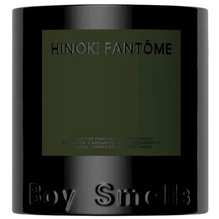 Hinoki Fantôme Scented Candles for Men and Women - Soy, Coconut Wax Candle Blend - Aromatic Candles for Home with Japanese Cypress, Jasmine and Smoked Amber