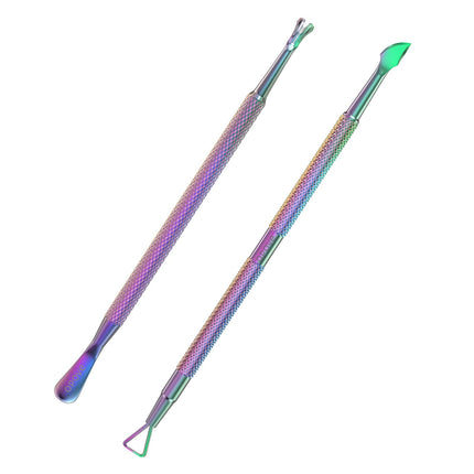 Cuticle Trimmer 3/4 Jaw Extremely Sharp Cuticle Nippers Scissors Stainless Steel Clippers Cutter Remover Pedicure Manicure Nail Tool, X7, Space Gray