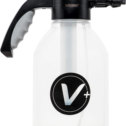 Premium Foam Pump Sprayer for Car Cleaning Kit and Car Detailing Kit, Foaming Spray Bottle with Trigger Lock, Adjustable Nozzle; Clear Canister with Level Indicators; 1.25L Working Capacity