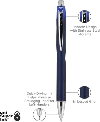 Ballpoint Pen, Fine Point (0.7mm), Blue Ink. 6 Pens - photo 3