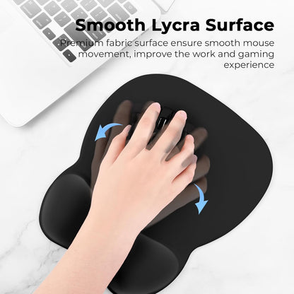 Ergonomic Mouse Pad with Wrist Support, Mousepad with Memory Foam - photo 3