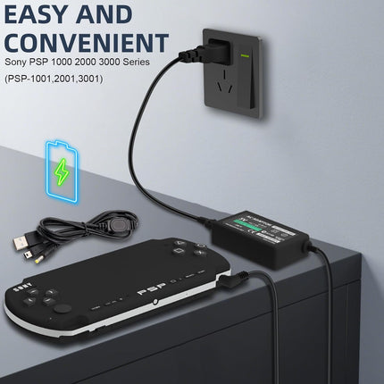 PSP Charger,AC Power Adapter Cord for PSP 1000 / PSP Slim & Lite 2000 / PSP 3000