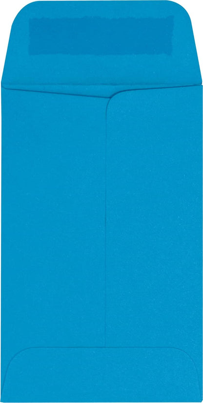 #1 Coin Envelopes, 50 Count, 2 1/4 x 3 1/2 Inches, 80 lb Paper, Pool Blue - photo 2