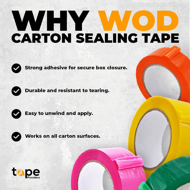 White Carton Sealing Tape