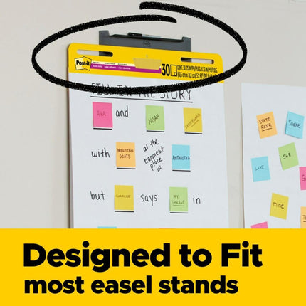Super Sticky Easel Pad 25 in x 30 in White 30 Sheets/Pad 2 Pad/Pack Large White Premium Self Stick Flip Chart Paper Super Sticking Power