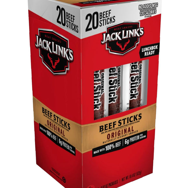 Original Beef Jerky Sticks - Made with 100% Real Beef