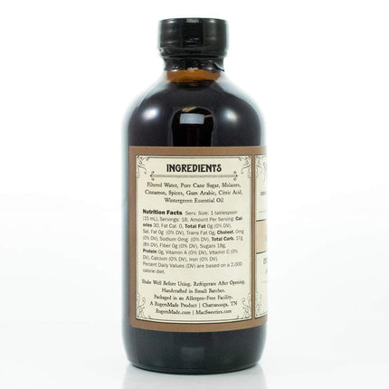MacSweeties Cocktail Syrups & Bitters - Root Beer Cocktail And Soda Syrup Flavor - Premium Cocktail Mix For a Root Beer Fizz - Simple Syrup for Cocktails - 236ml / 8 Ounce Bottle