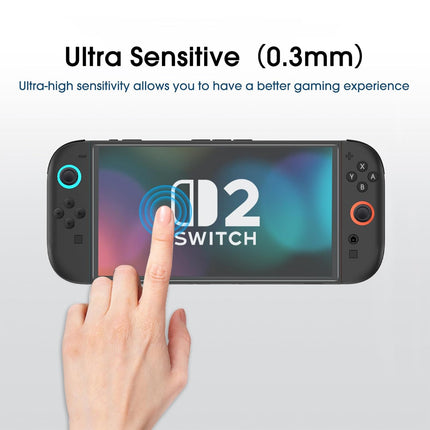 amFilm Auto-Alignment OneTouch for Nintendo Switch 2 Screen Protector [7.9"] 2025, Tempered Glass, 30 Seconds Installation, Bubble Free, Scratch Resistant, Touch Sensitive, Matte [2 Pack]