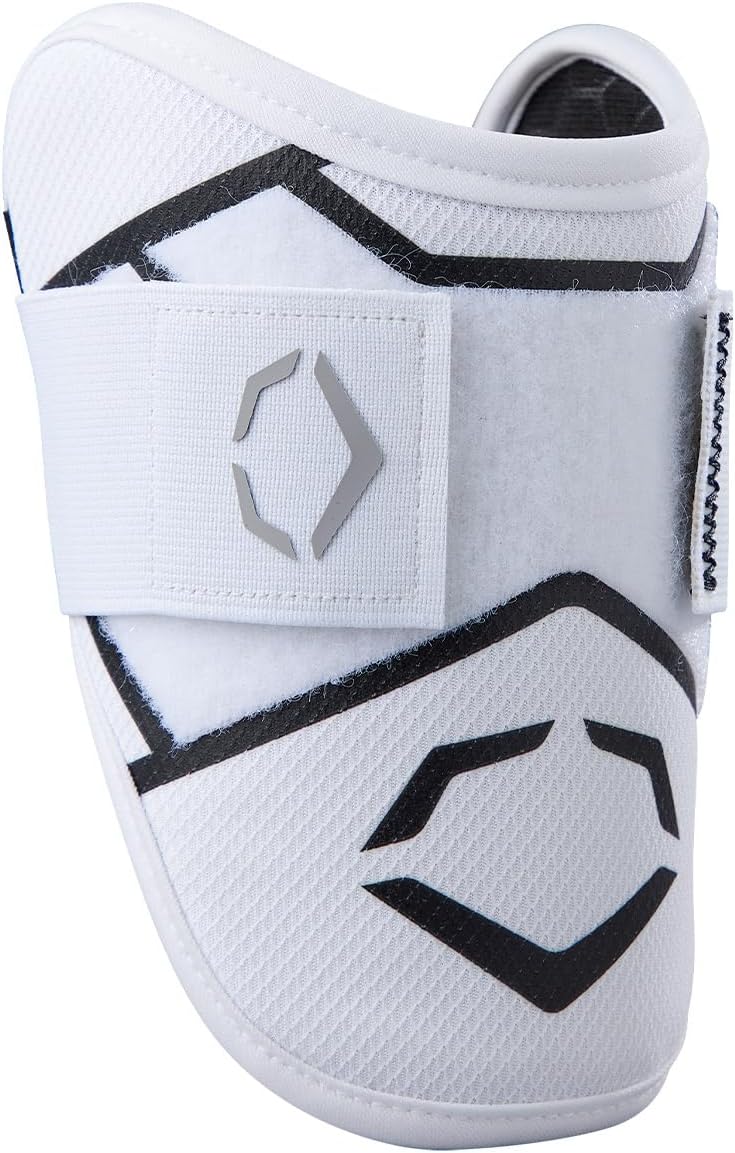 Youth Batter’s Elbow Guard, White, 8 x 5 Inches, Custom-Molding Design