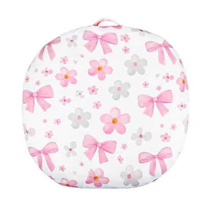 Newborn Lounger Cover - Soft Baby Lounger Cover with Bow Prints, Breathable Infant Lounger Cover for Newborn Boys