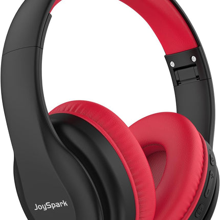 JoySpark Kids Bluetooth Headphones, Lightweight Wireless Headphones for Kids, 85/94dB Volume Limited, 60 Hours Playtime, Bluetooth 5.3, Over-Ear Toddler Headsets with Built-in Mic-Black