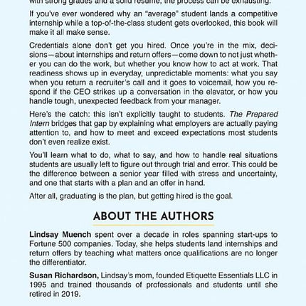 The Prepared Intern: Land Internships and Launch Your Career by Knowing What Employers Actually Expect