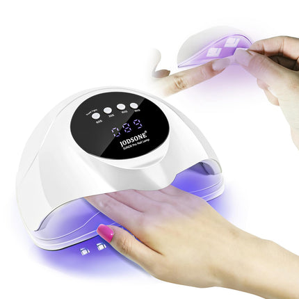 U V LED Nail Lamp, Nail Dryer for Gel Polish, Led Light with Automatic Sensor & 4 Timers