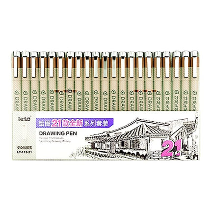 Muchcute Micro Fineliner Drawing Art Pens,12 Black Art Supplies Adult Craft