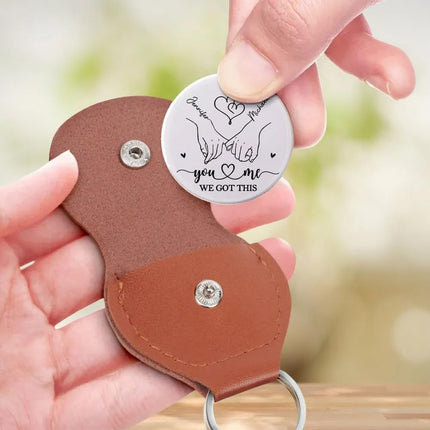 Funny Couple Pocket Hugs, I Choose You And I'll Choose You Custom Couple Holding Hand Pocket Hugs For Husband Wife, Valentines Day Gifts For Him Her, Anniversary Wedding Engagement Gifts For Women Men