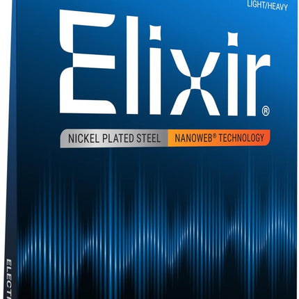 Strings, Electric Guitar Strings, Nickel Plated Steel with Technology, Longest-Lasting Bright Tone with Comfortable Feel, 6 String Set, Light/Heavy 10-52