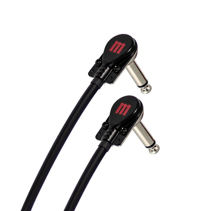 Mogami Gold Pedal SLP Patch Cable – Super Low Profile 90° Right Angle Guitar Effects Cable, Noise-Free, OFC Core 10 Inches