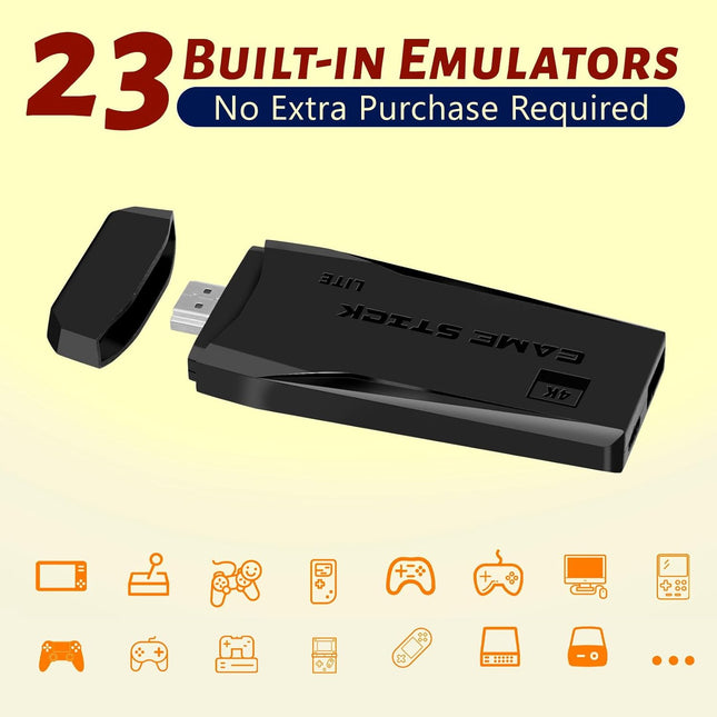 2026 Retro Gaming Console Pro 4K HDMI with 40,000+ Built-in Classic