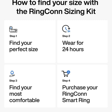 RingConn Gen 2 Air Sizing Kit - Size First Before You Buy - Choose from 9 Sizes - Sizes 6 to 14