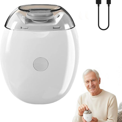 2026 New Automatic Electric Nail Clippers for Seniors 、Adult，3-in-1 Electric Nail Trimmer with Light and Nail Scraps Storage，Electric Toenail Clippers for Seniors